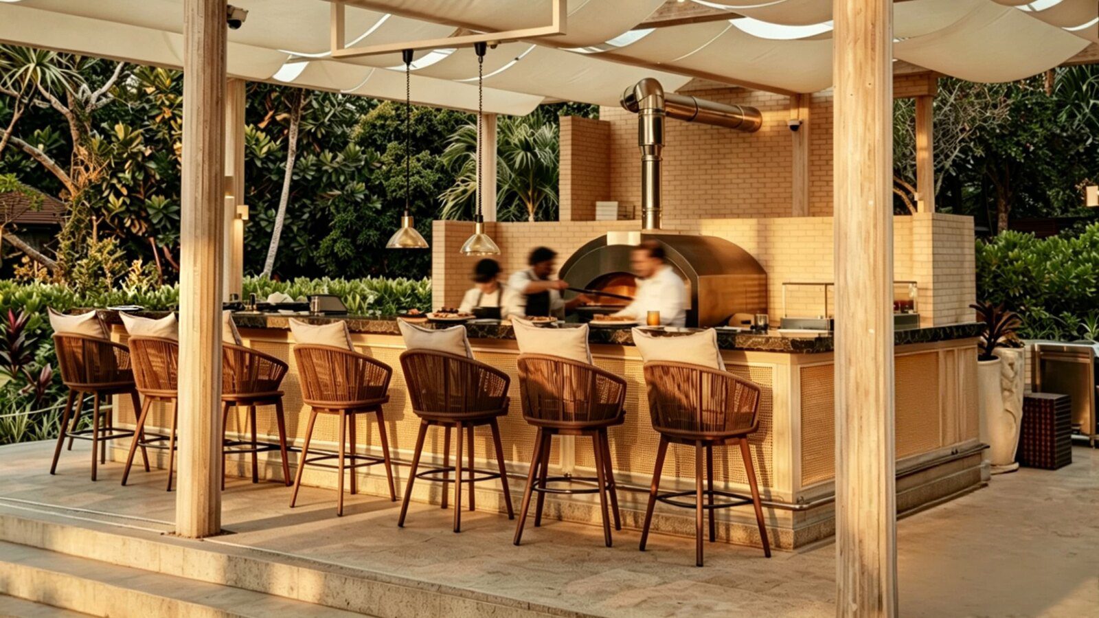 Four Seasons Resort Seychelles Il Forno 海灘餐廳與開放式烤爐