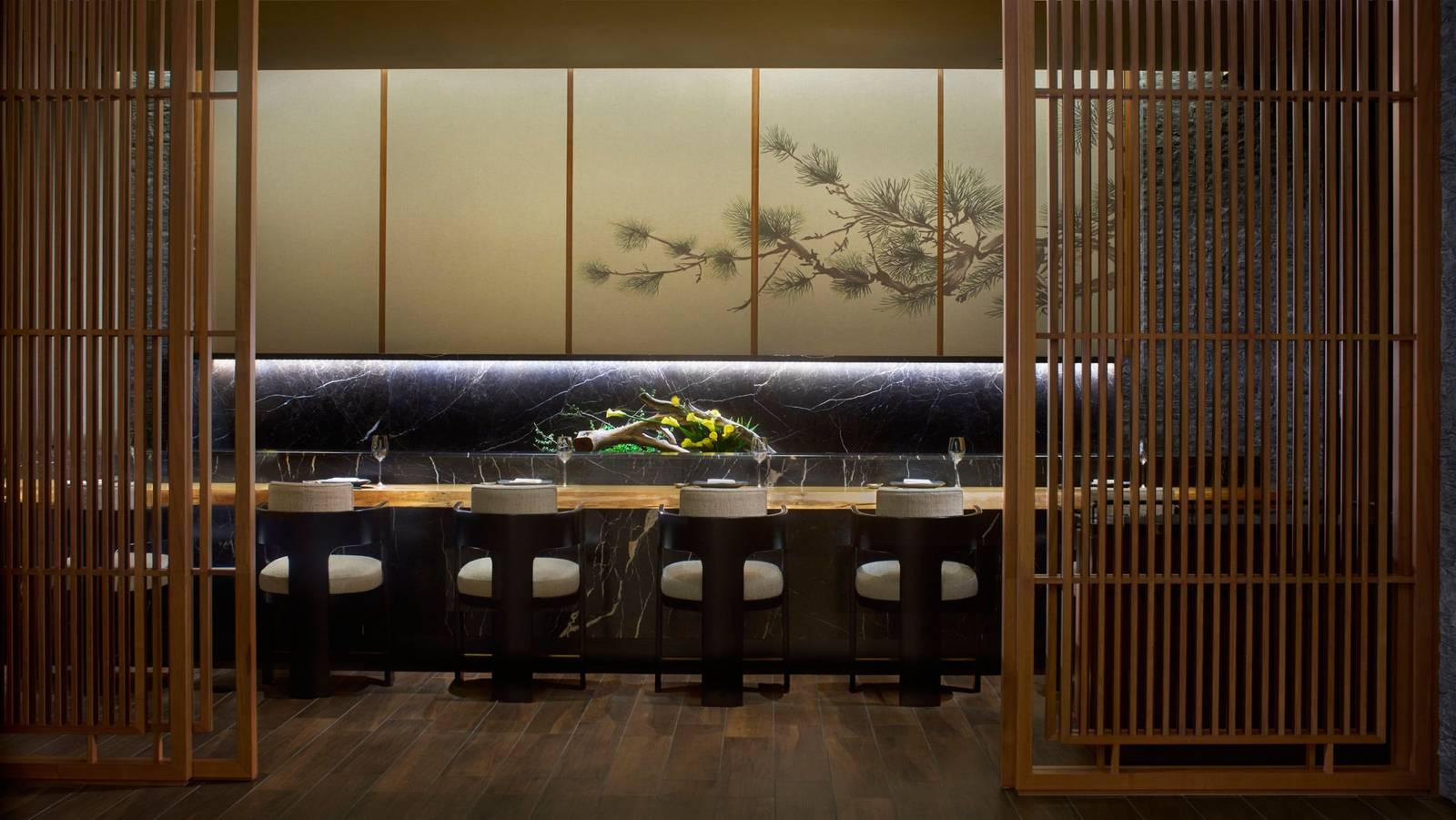 二世古東山麗思卡爾頓 Reserve Sushi Nagi 壽司吧台