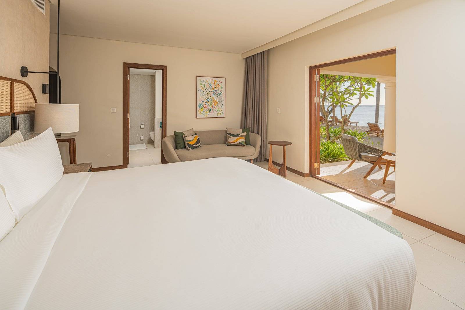 模里西斯希爾頓度假酒店及水療中心Honeymoon Beachfront Suite客房空間