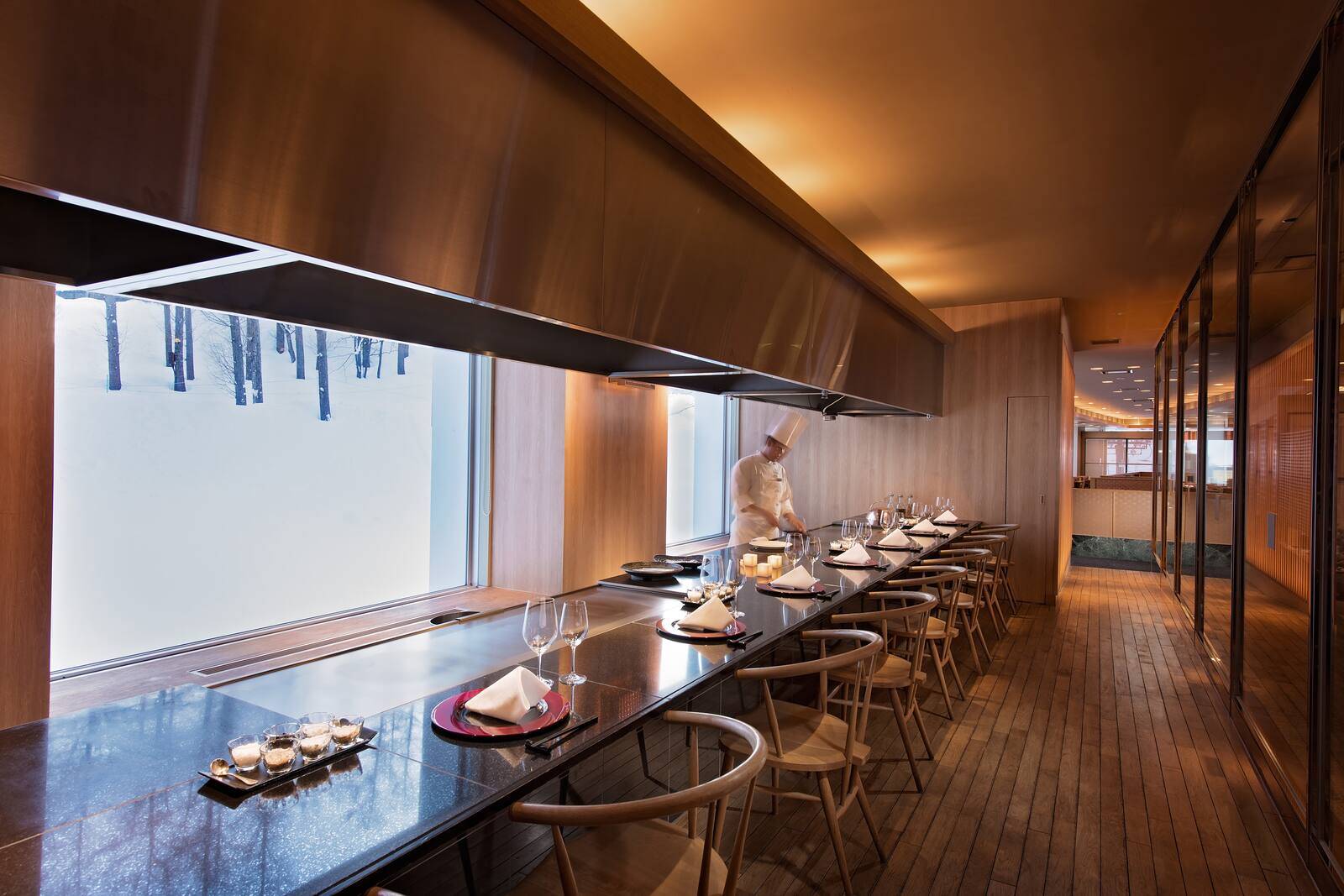 二世古村希爾頓酒店 Pirka 鐵板燒吧台