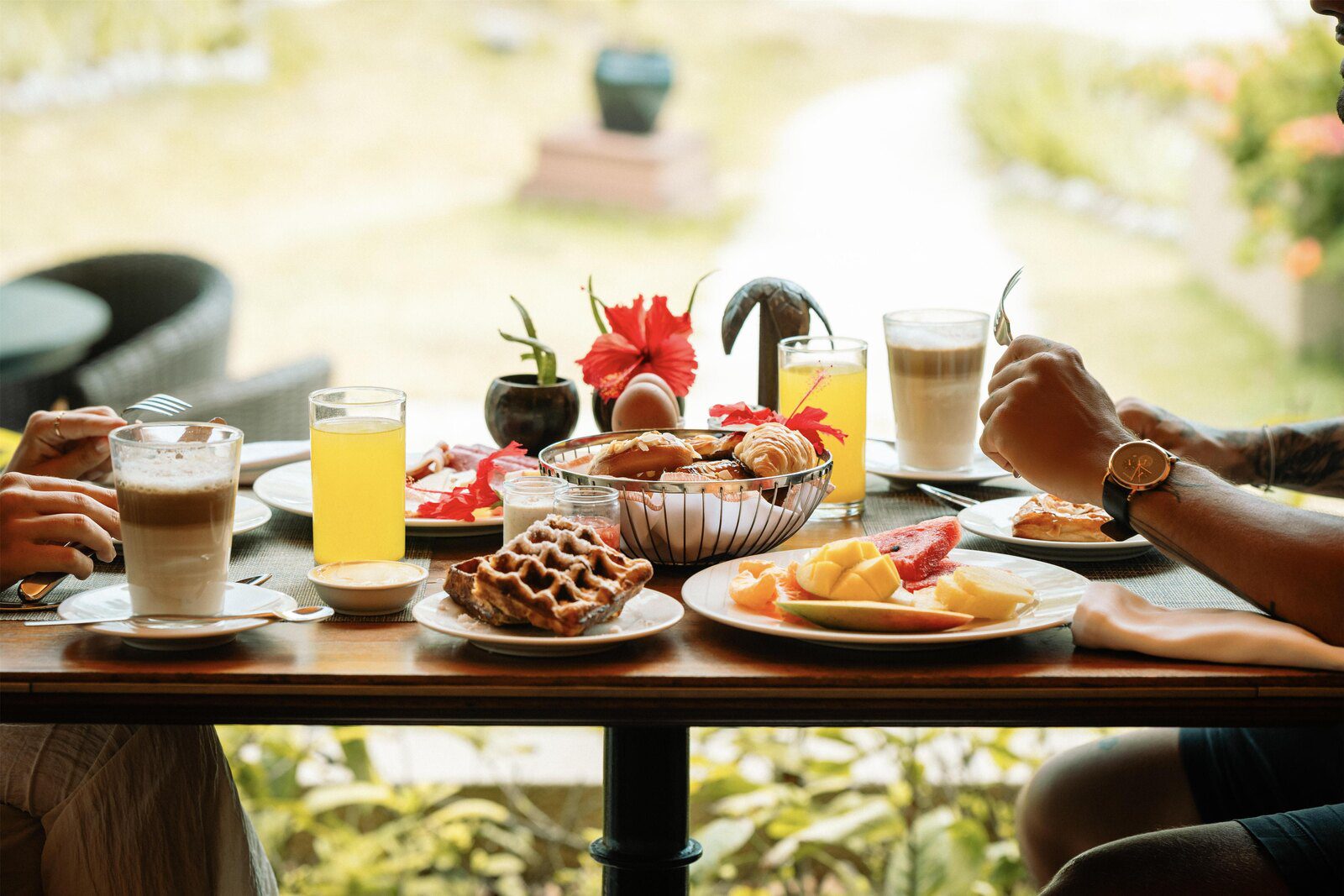 Kempinski Seychelles Resort Baie Lazare Café Lazare 早餐