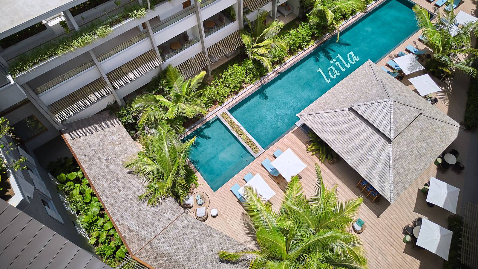 laïla Seychelles Resort 泳池空拍