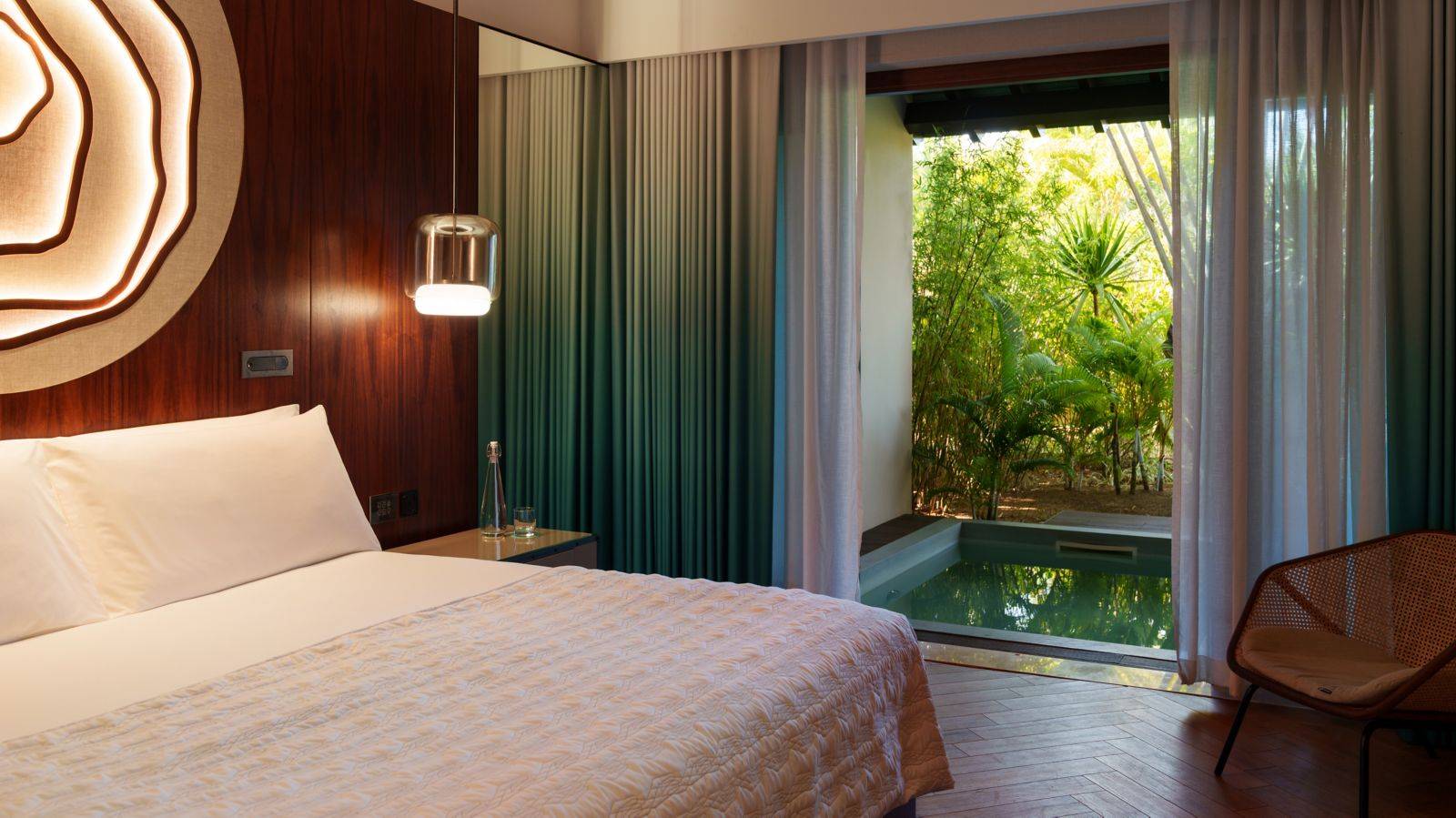 模里西斯艾美酒店Plunge Pool Hideaway客房空間