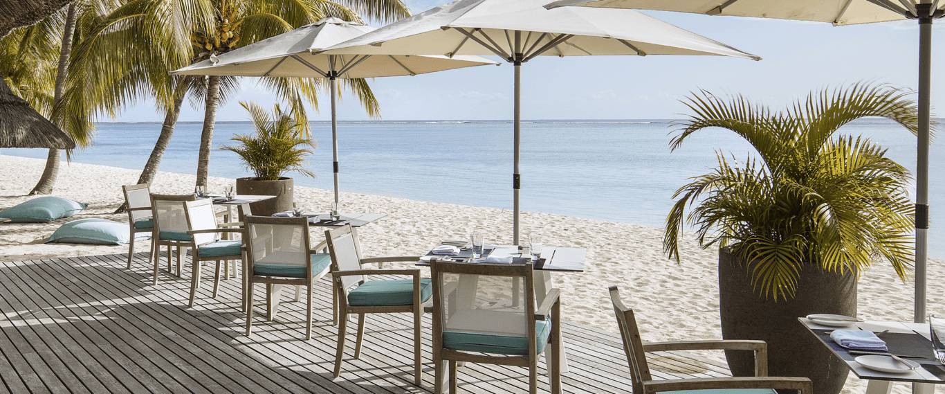 模里西斯 LUX* 勒莫恩度假村The Beach餐飲空間