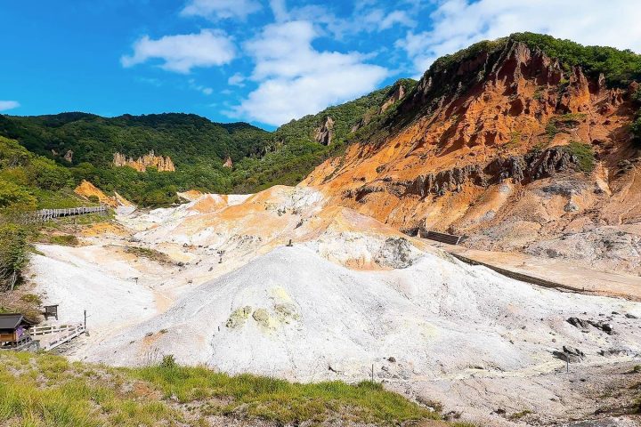 北海道登別地獄谷｜走進火山的調色盤，遇見大湯沼的夢幻湯煙