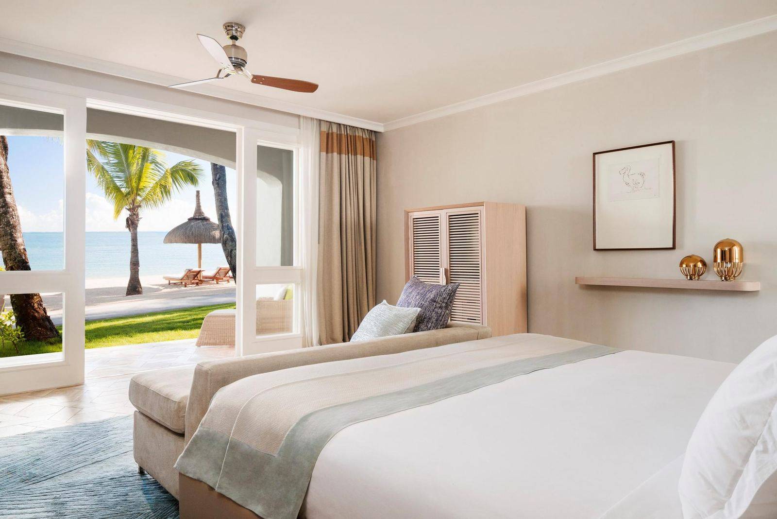 模里西斯 One&Only 聖傑蘭度假村Beachfront Room實景