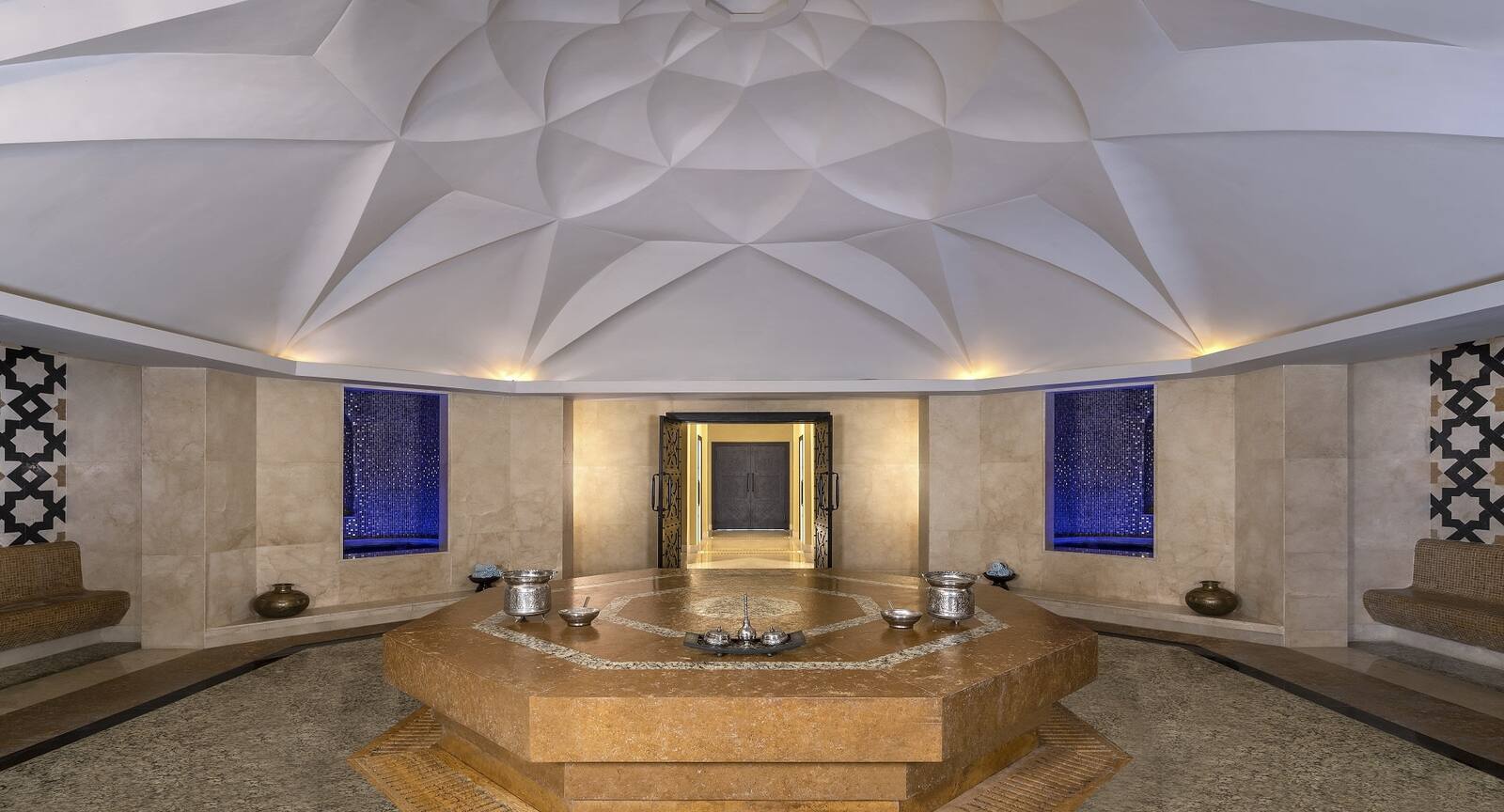 Qasr Al Sarab 度假村水療的摩洛哥浴圓頂空間
