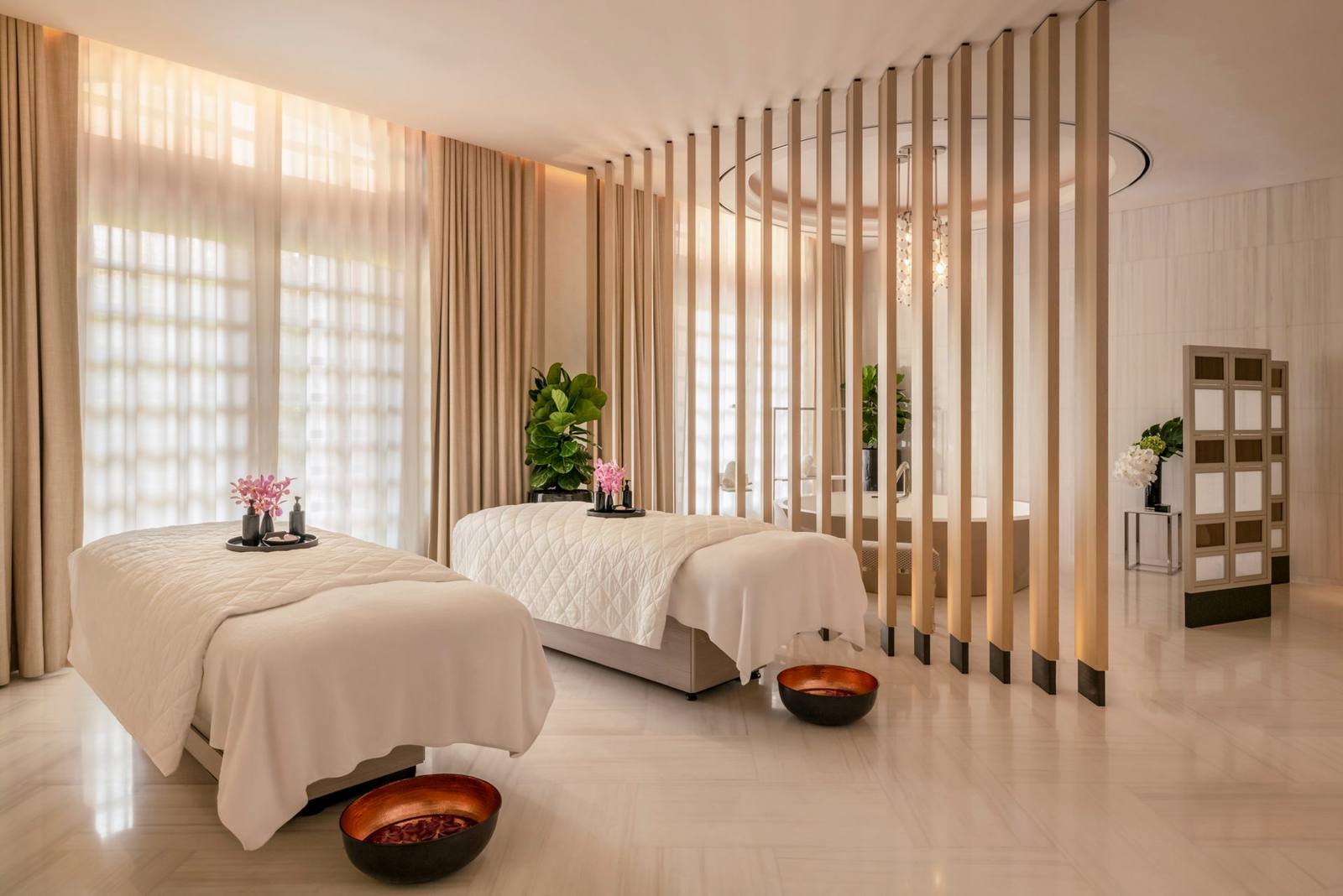 新加坡萊佛士酒店 Raffles Spa 雙人療程室