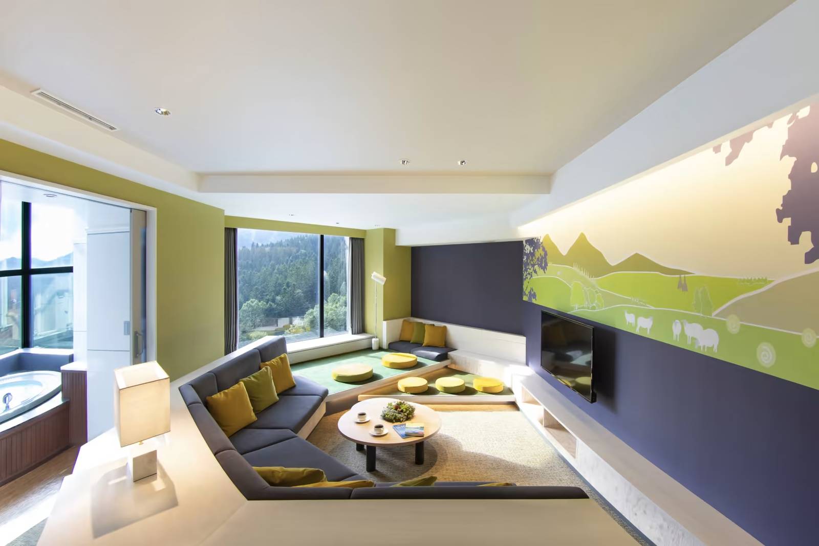 星野 RISONARE Tomamu Design Suite Five 起居區