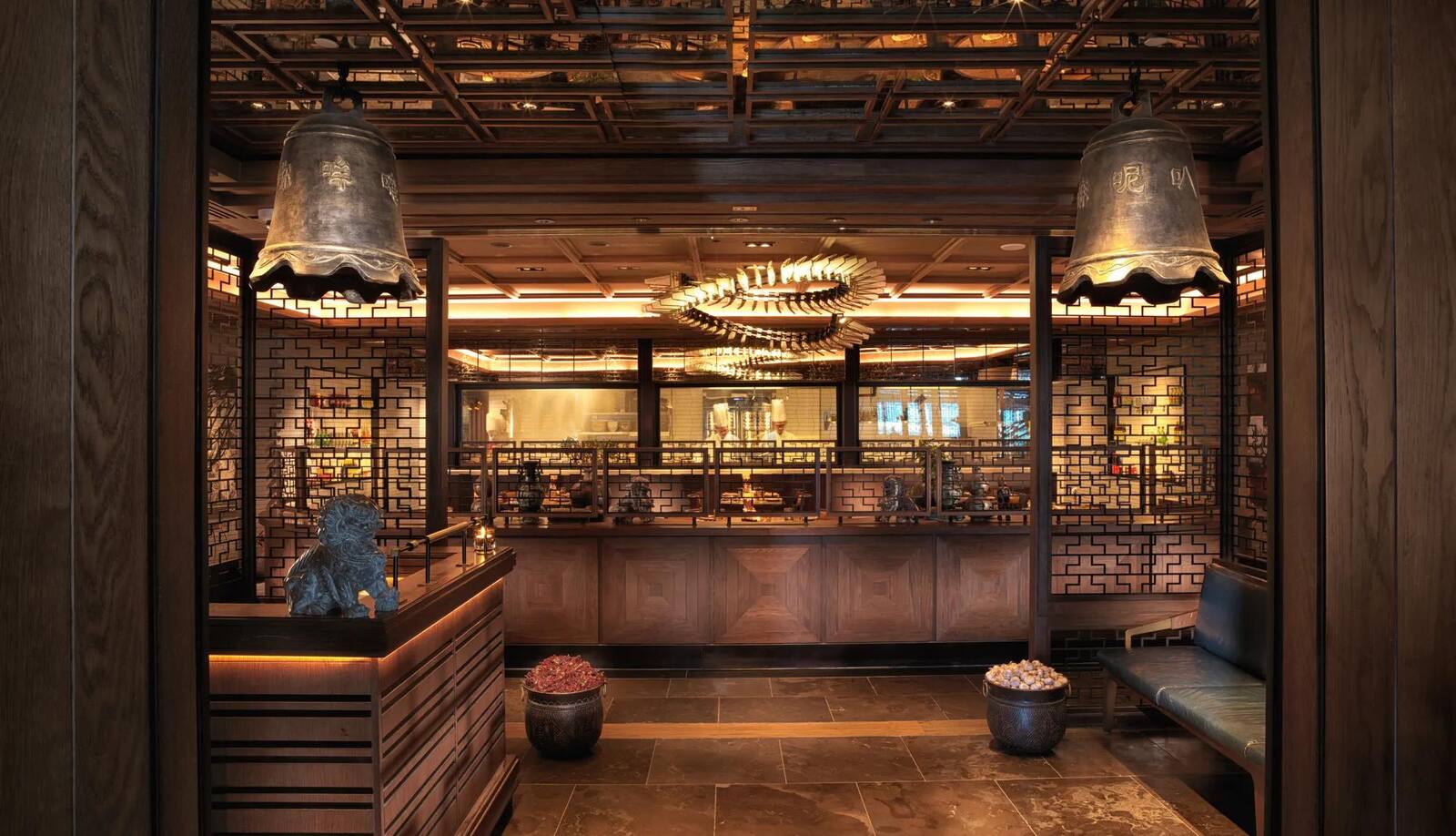 阿布達比瑰麗酒店 Dai Pai Dong 粵菜餐廳的用餐空間