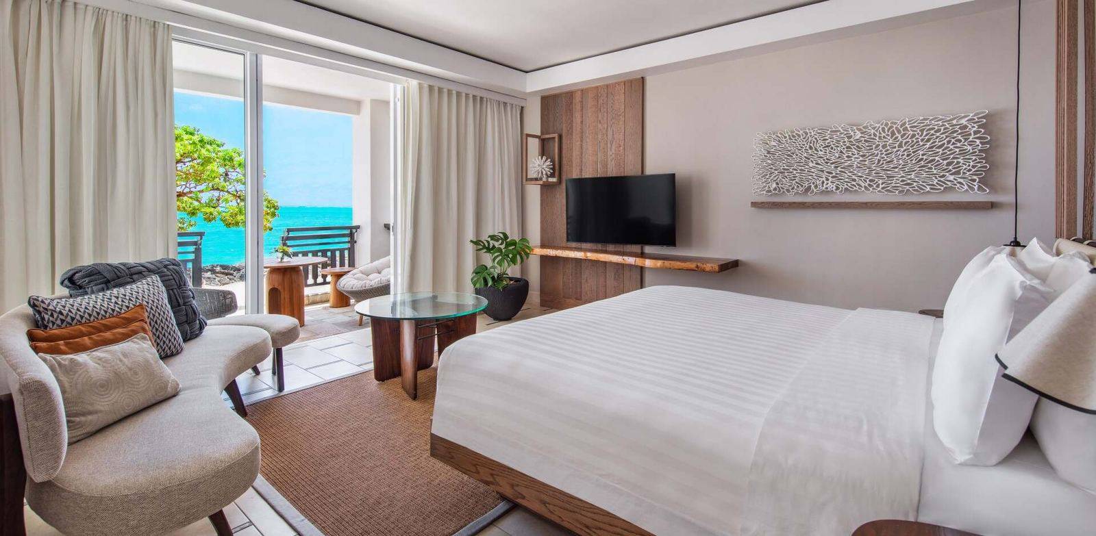 模里西斯香格里拉托斯洛克度假酒店Frangipani Beachfront Junior Suite實景