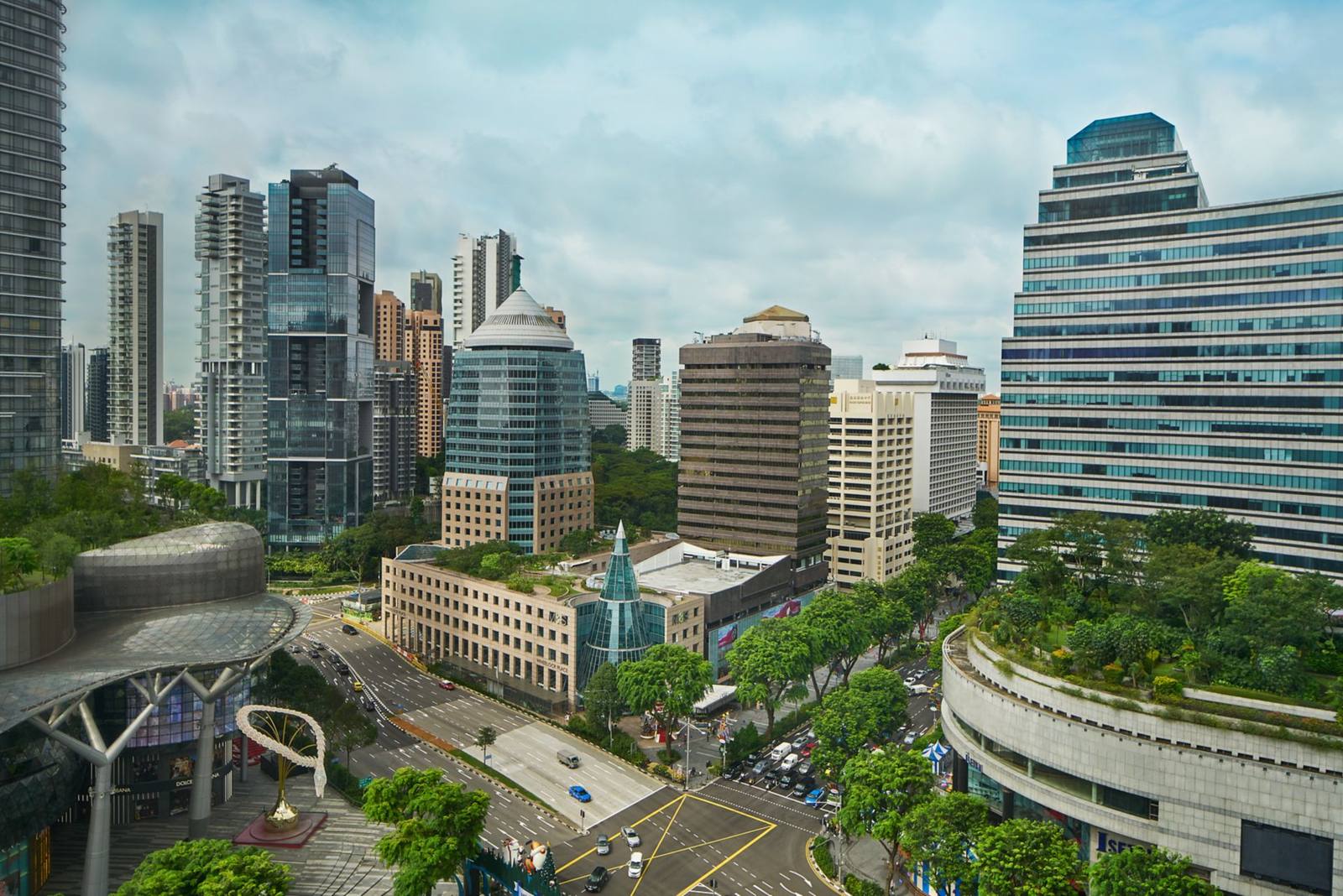 新加坡萬豪董廈酒店烏節路城市景觀
