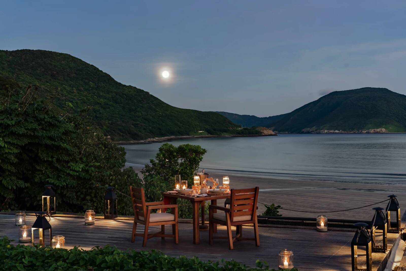 Six Senses Con Dao 海邊星空晚餐佈置