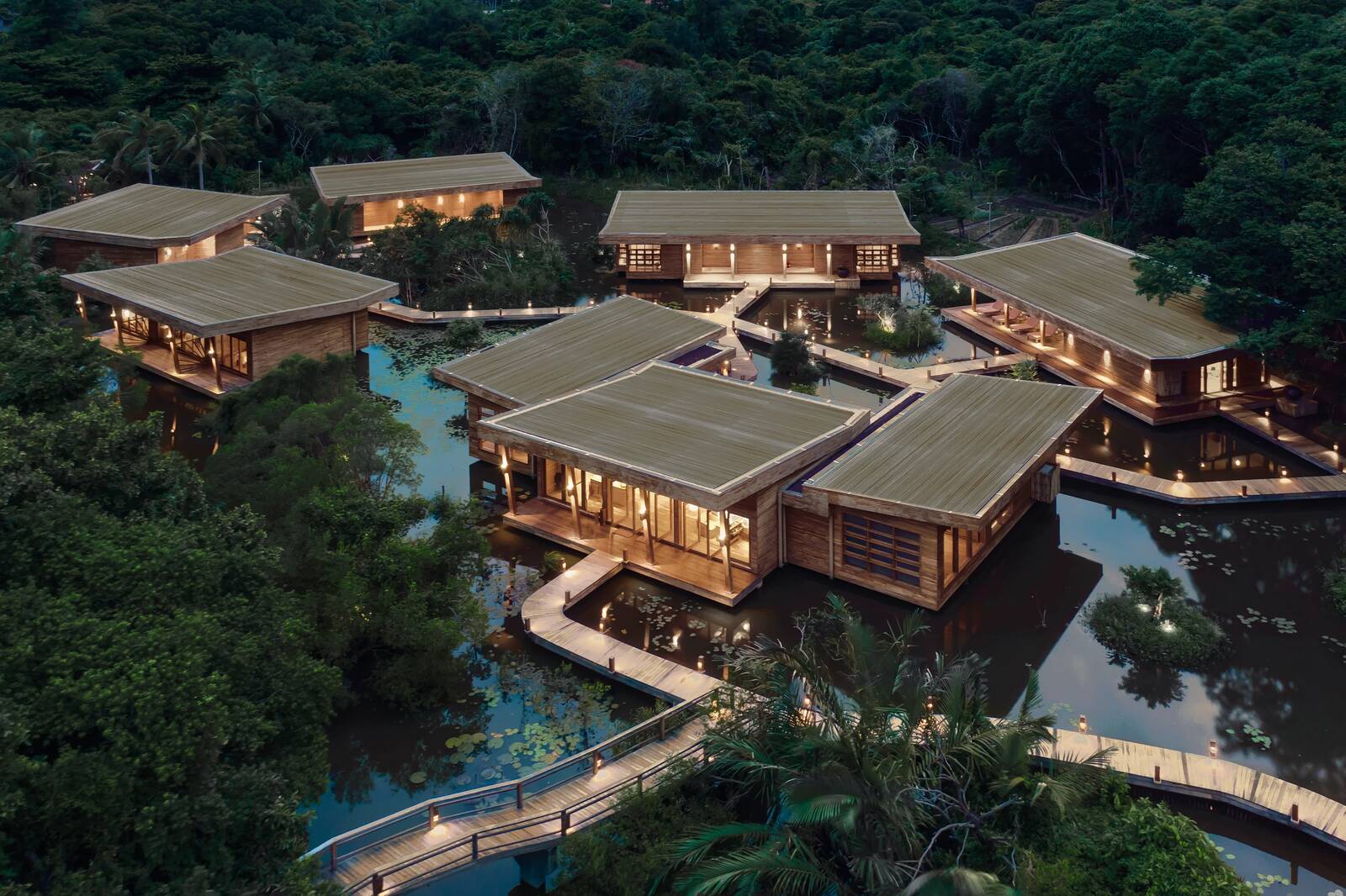 Six Senses Con Dao 水療中心建築與水景空拍