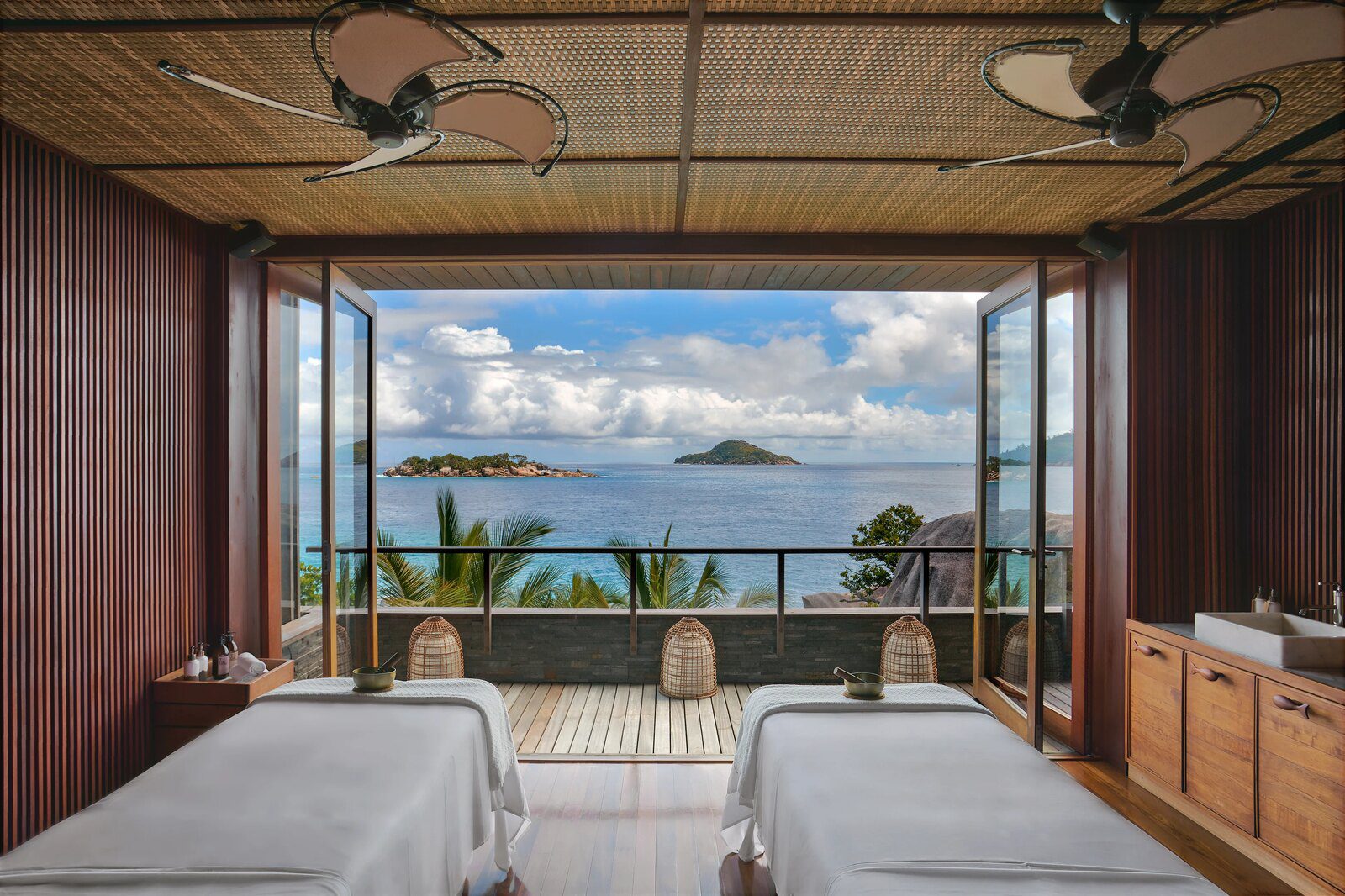 Six Senses Zil Pasyon Spa Nature treatment villa 與海景