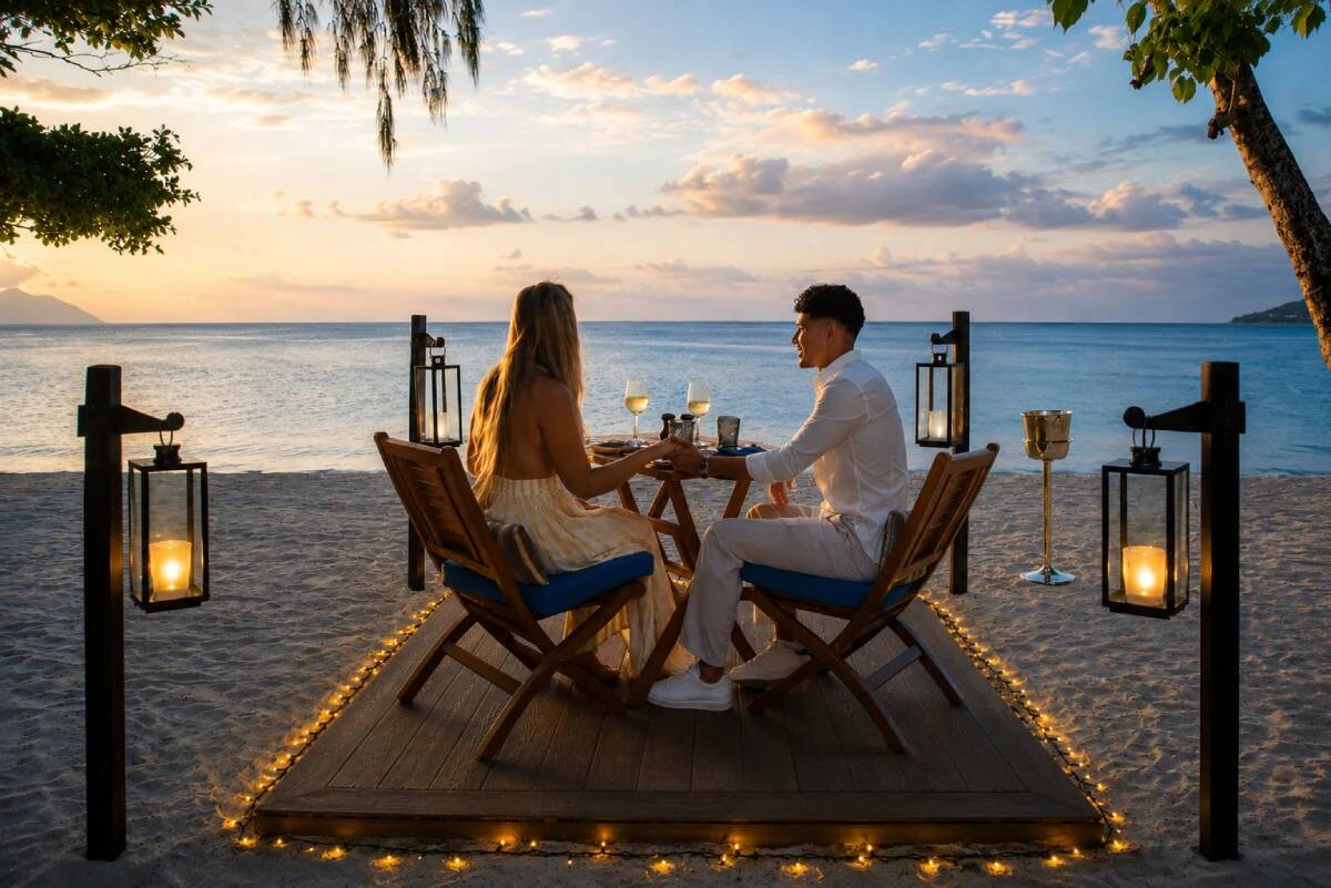STORY Seychelles 海灘雙人晚餐