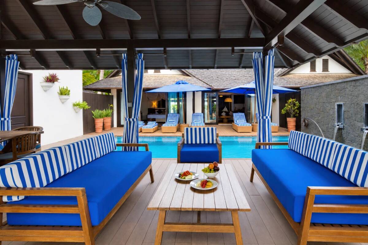 STORY Seychelles Beach Pool Villa 私人泳池休憩區