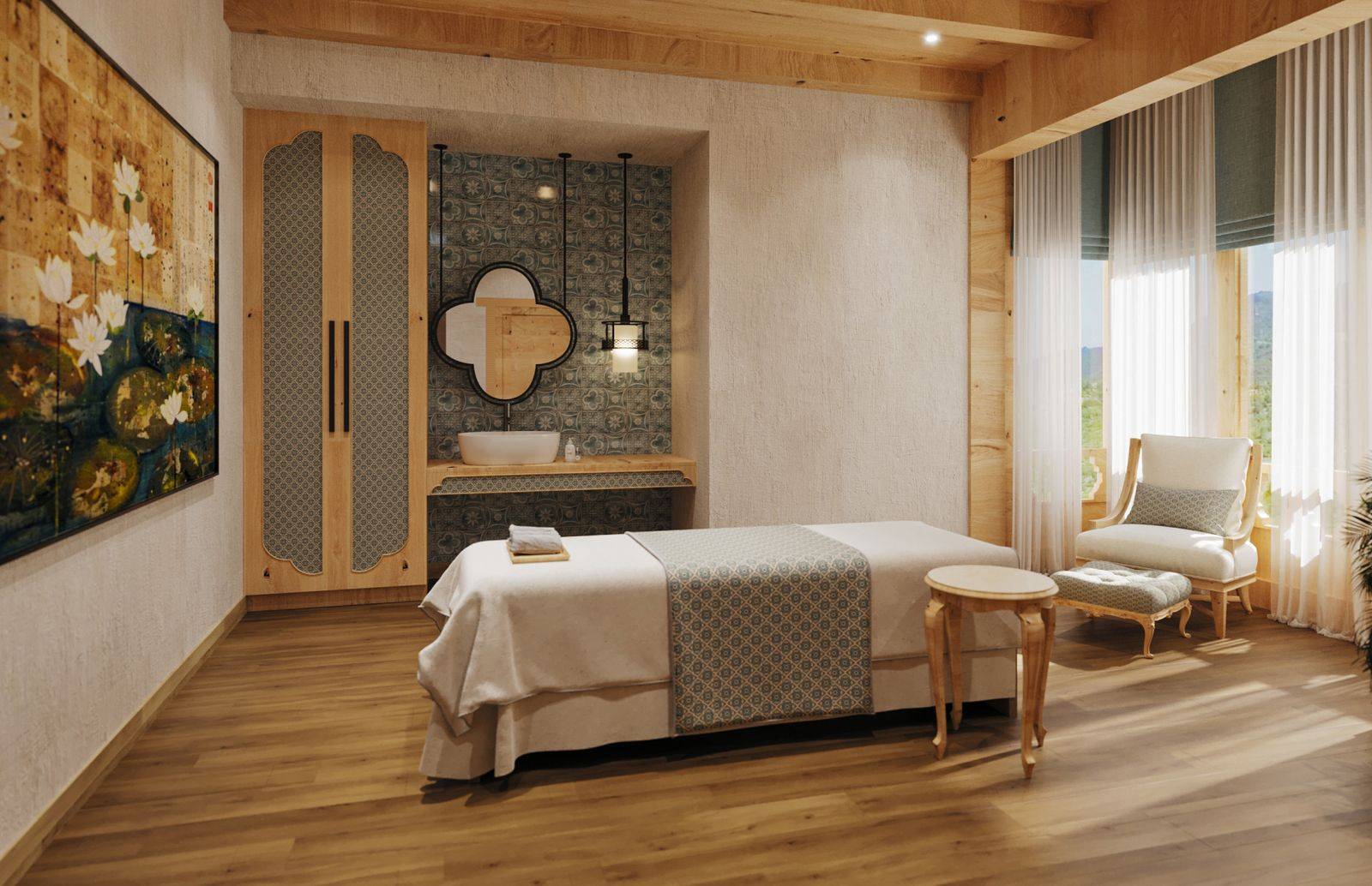 Taj Gangtey Resort & Spa J Wellness Circle 療程室