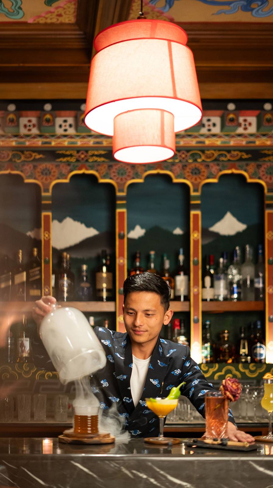 Taj Paro Resort & Spa 酒吧調飲服務