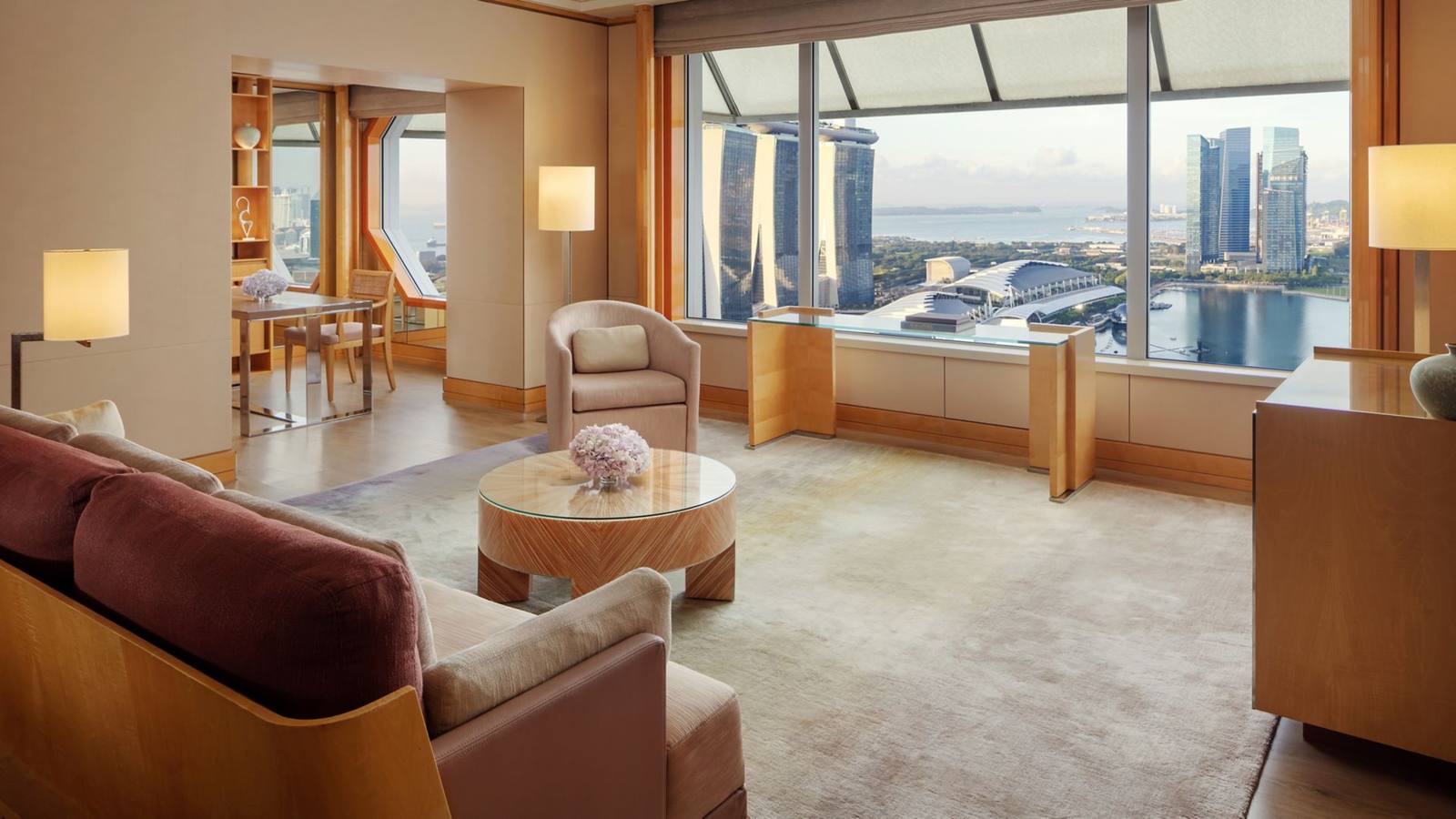 新加坡麗思卡爾頓美年酒店 Millenia Suite 起居室
