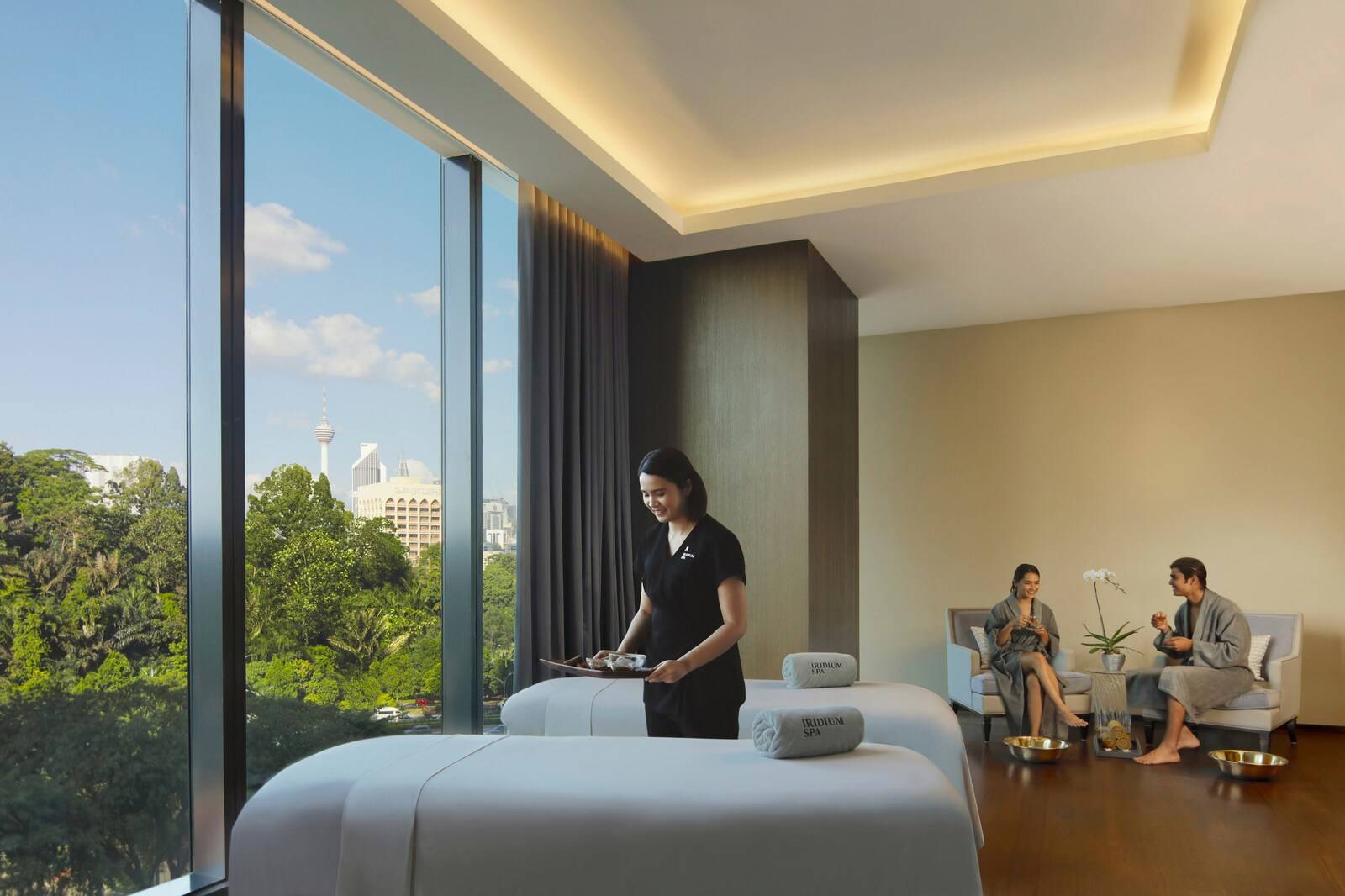 吉隆坡瑞吉酒店 Iridium Spa 放鬆空間
