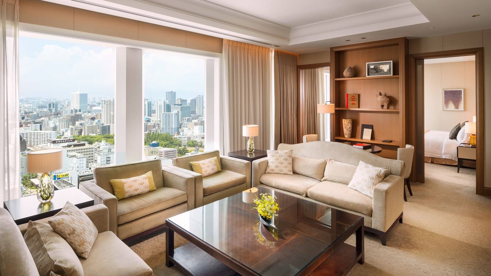 大阪瑞吉酒店 Executive Suite 客廳
