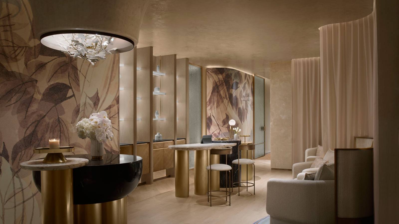 新加坡瑞吉酒店 St. Regis Spa 接待空間