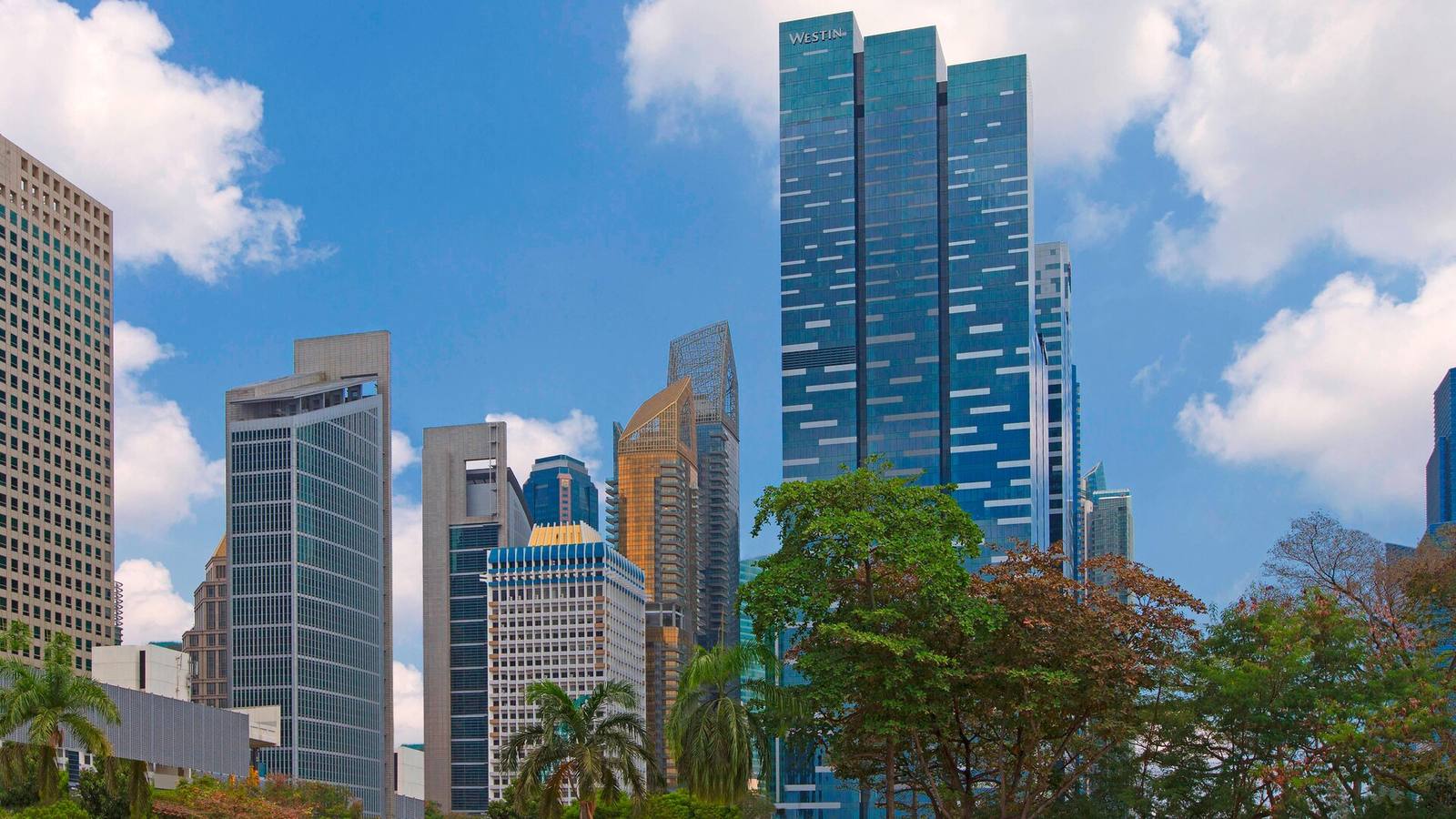 新加坡威斯汀酒店所在的 Asia Square Tower 2