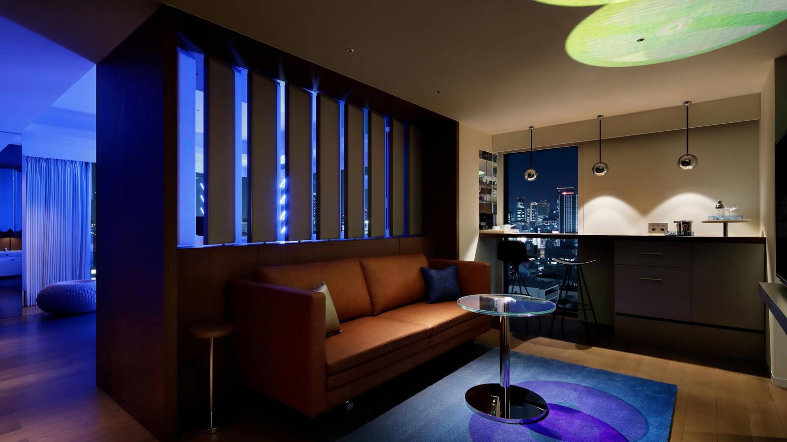 W Osaka Urban Suite 起居空間