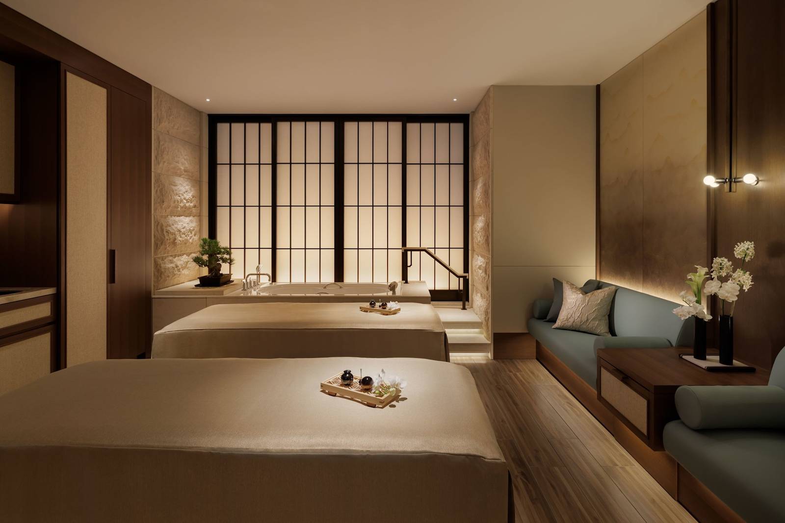 大阪華爾道夫酒店 Spa 和風療程室