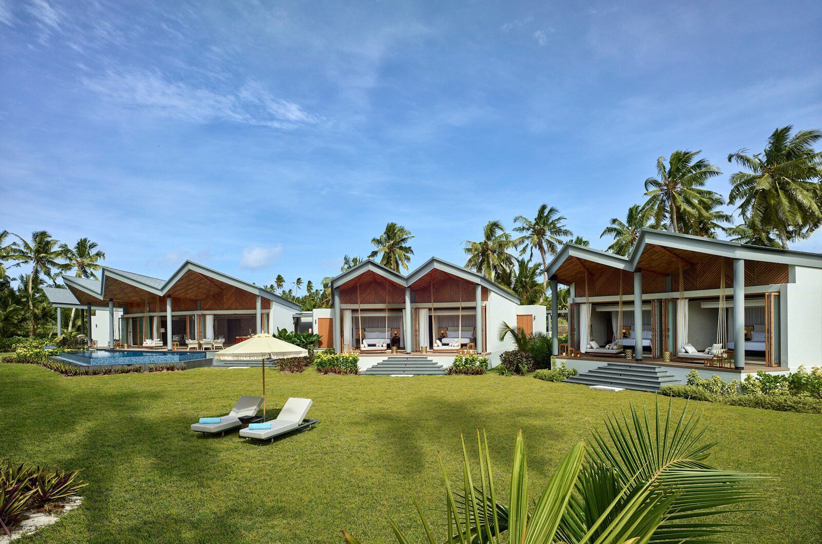 Waldorf Astoria Seychelles Platte Island 海濱私人泳池 villas 外觀