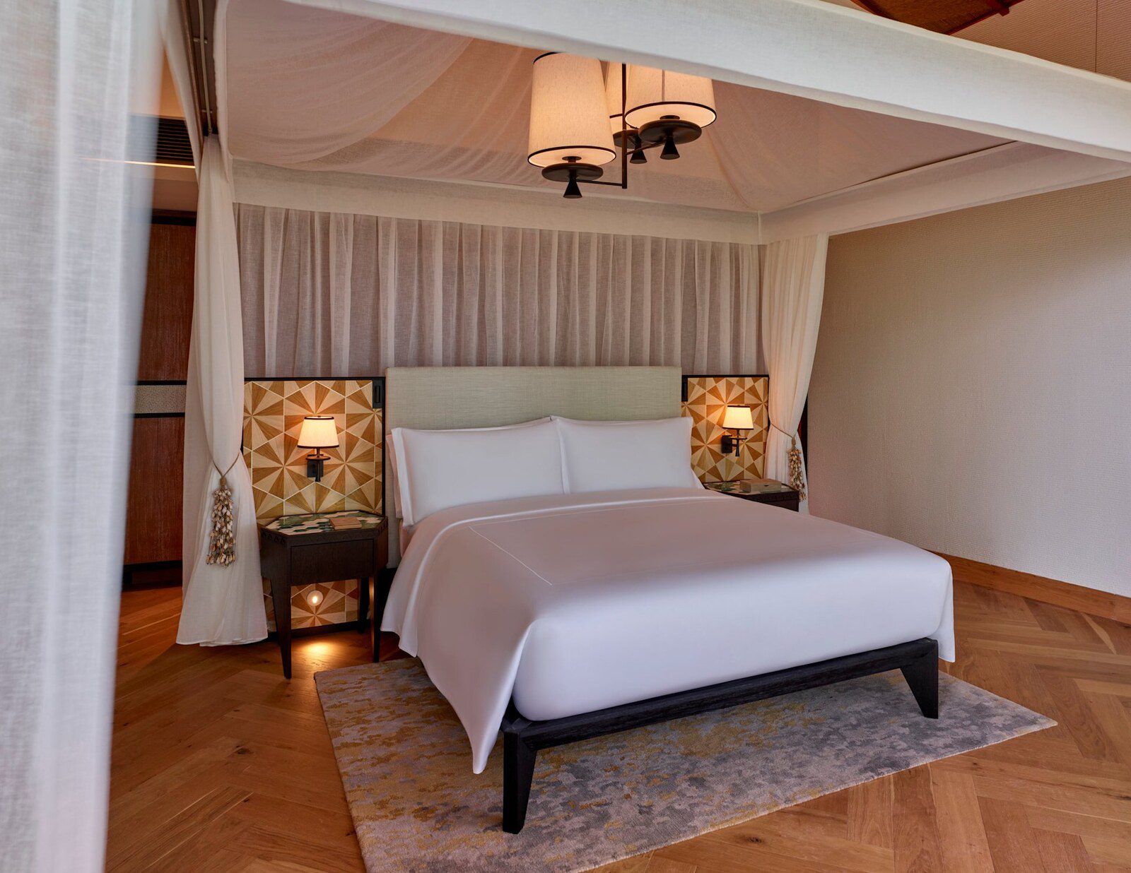 Waldorf Astoria Seychelles Platte Island villa 臥室
