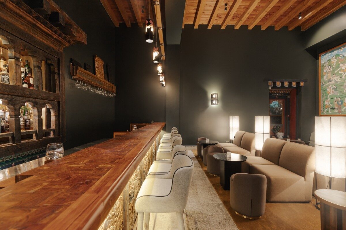 不丹 Zhiwaling Heritage 酒店 Mad Monk Bar