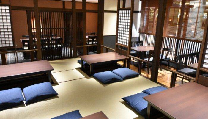 秋保溫泉 新水戶屋 「思いのまま」半包廂榻榻米座位