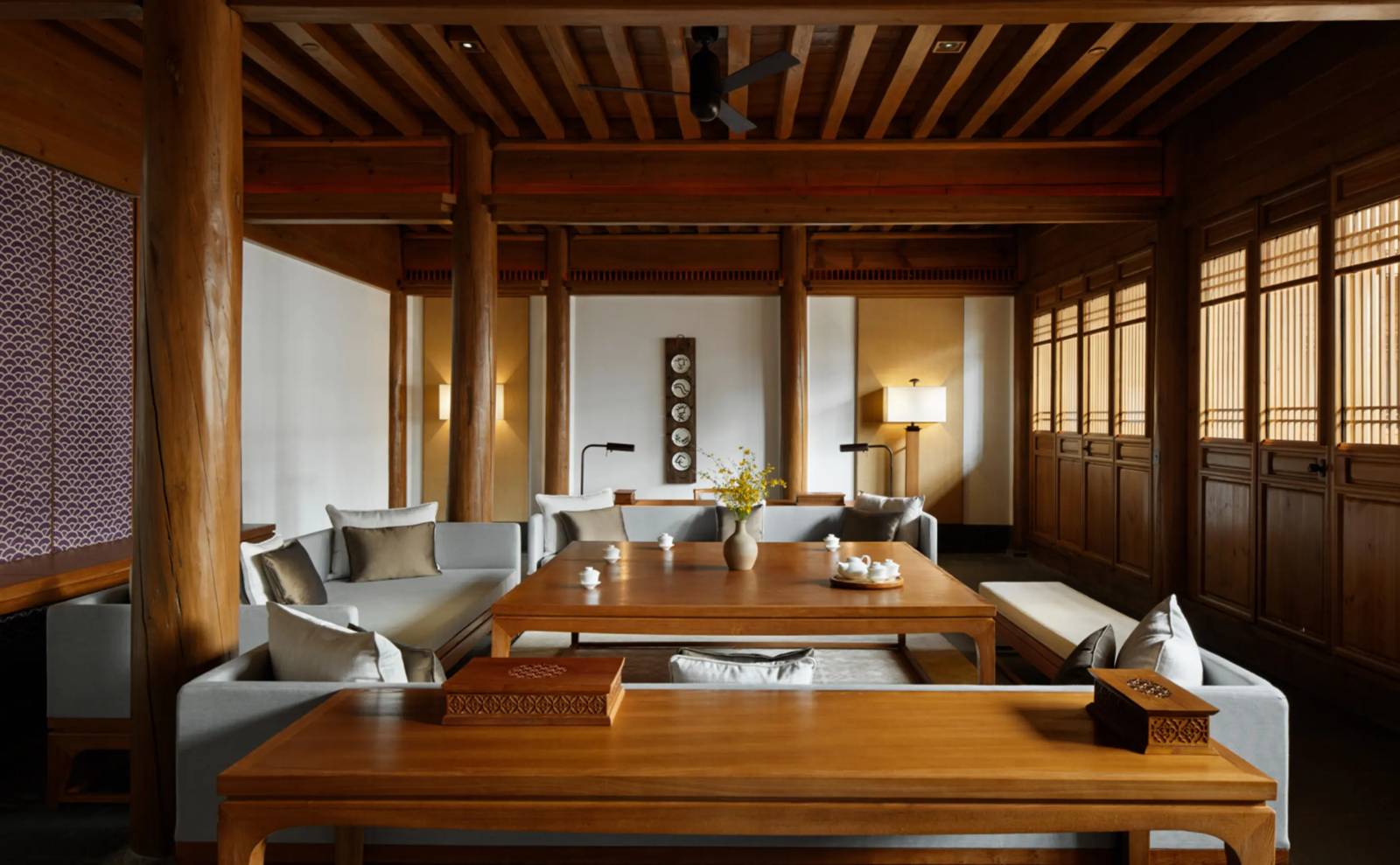 大研安縵 Amandayan Villa 的客廳