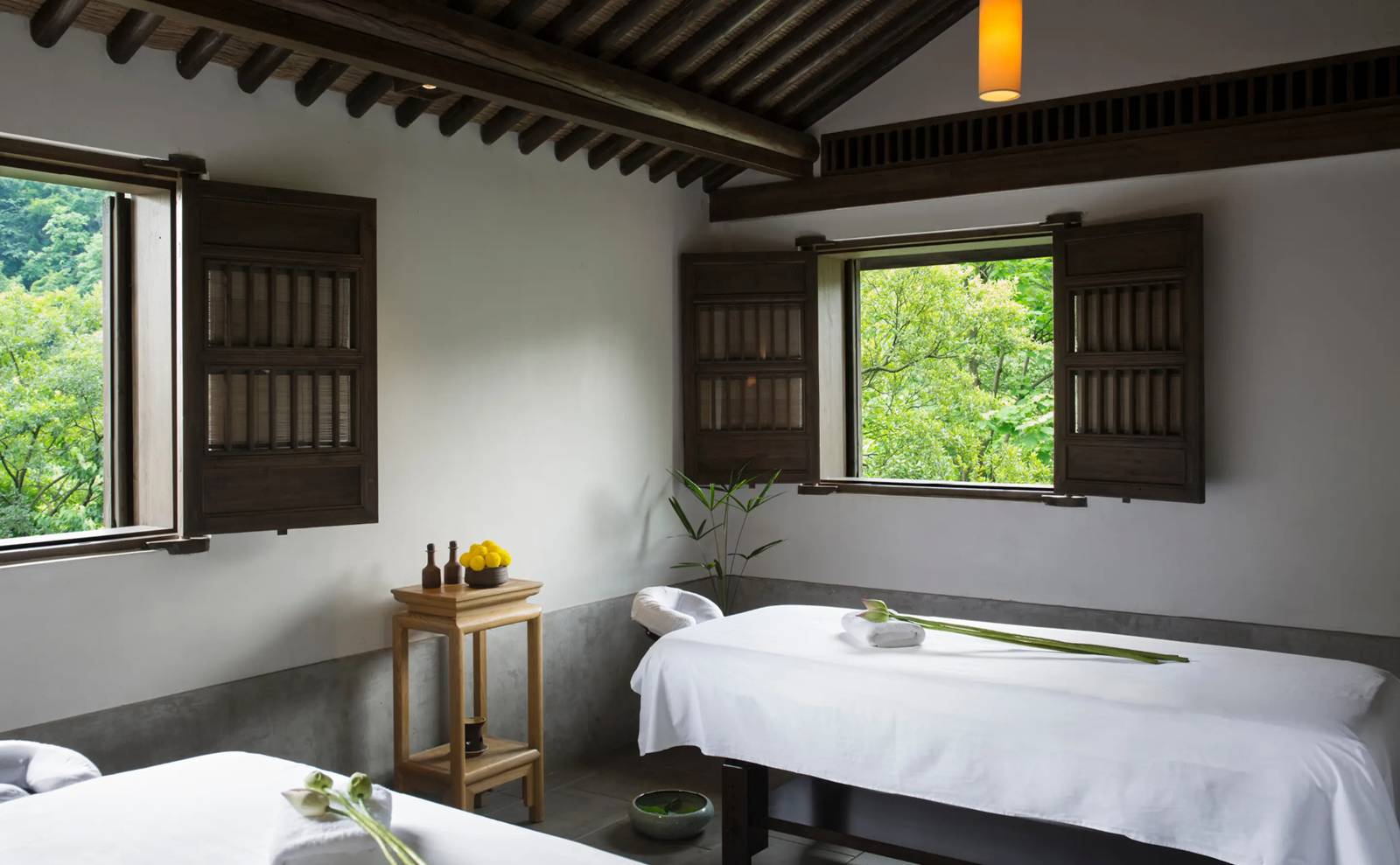 法雲安縵 Aman Spa 的療程室