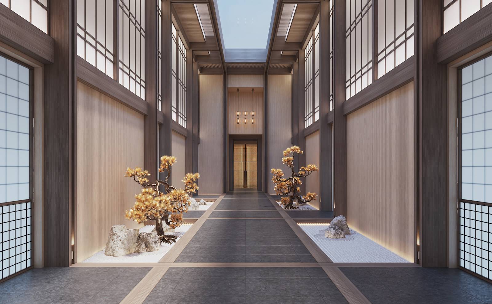 Amangati Aman Spa 日式禪意庭園長廊