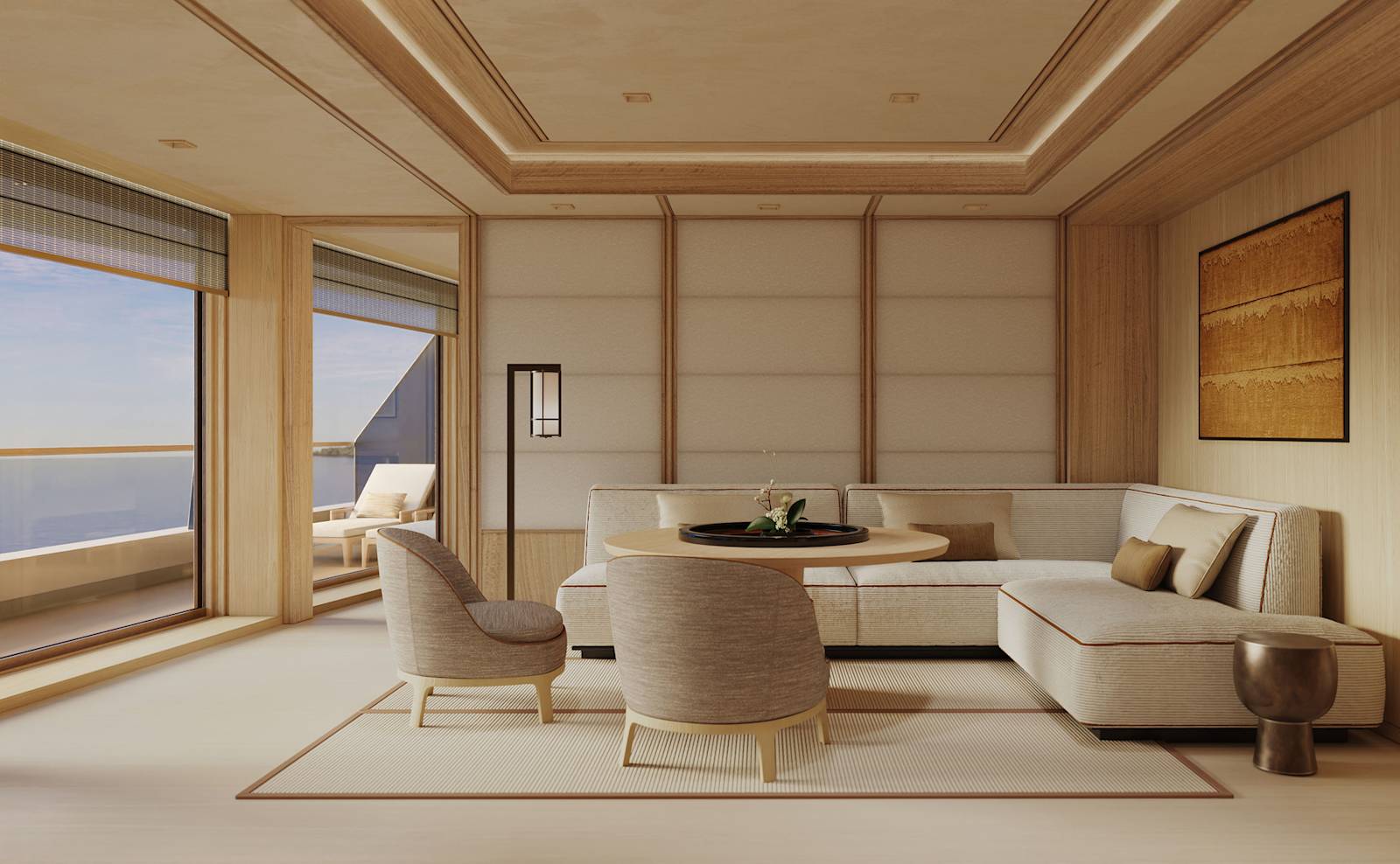 Amangati Grand Suite 日式風格起居室