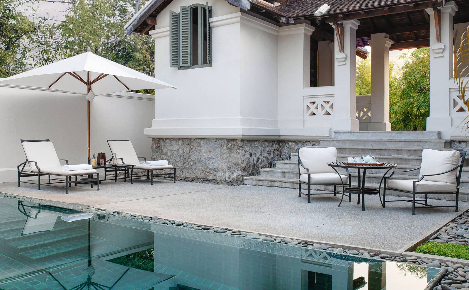 安縵塔迦 Pool Suite 庭院裡的私人泳池