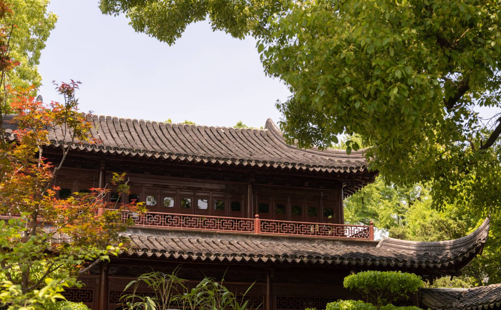 養雲安縵庭園中的木造古建築