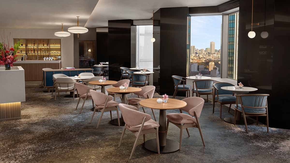 ANA 洲際酒店東京 36 樓的 Club InterContinental 酒廊
