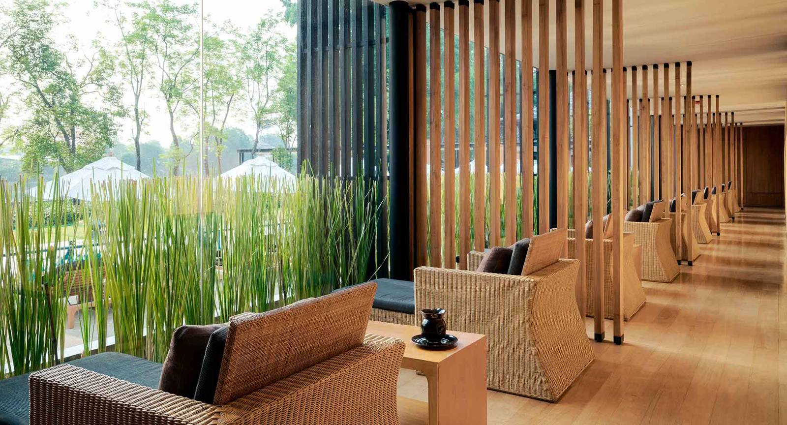 清邁安納塔拉度假酒店 Anantara Spa 的休息區