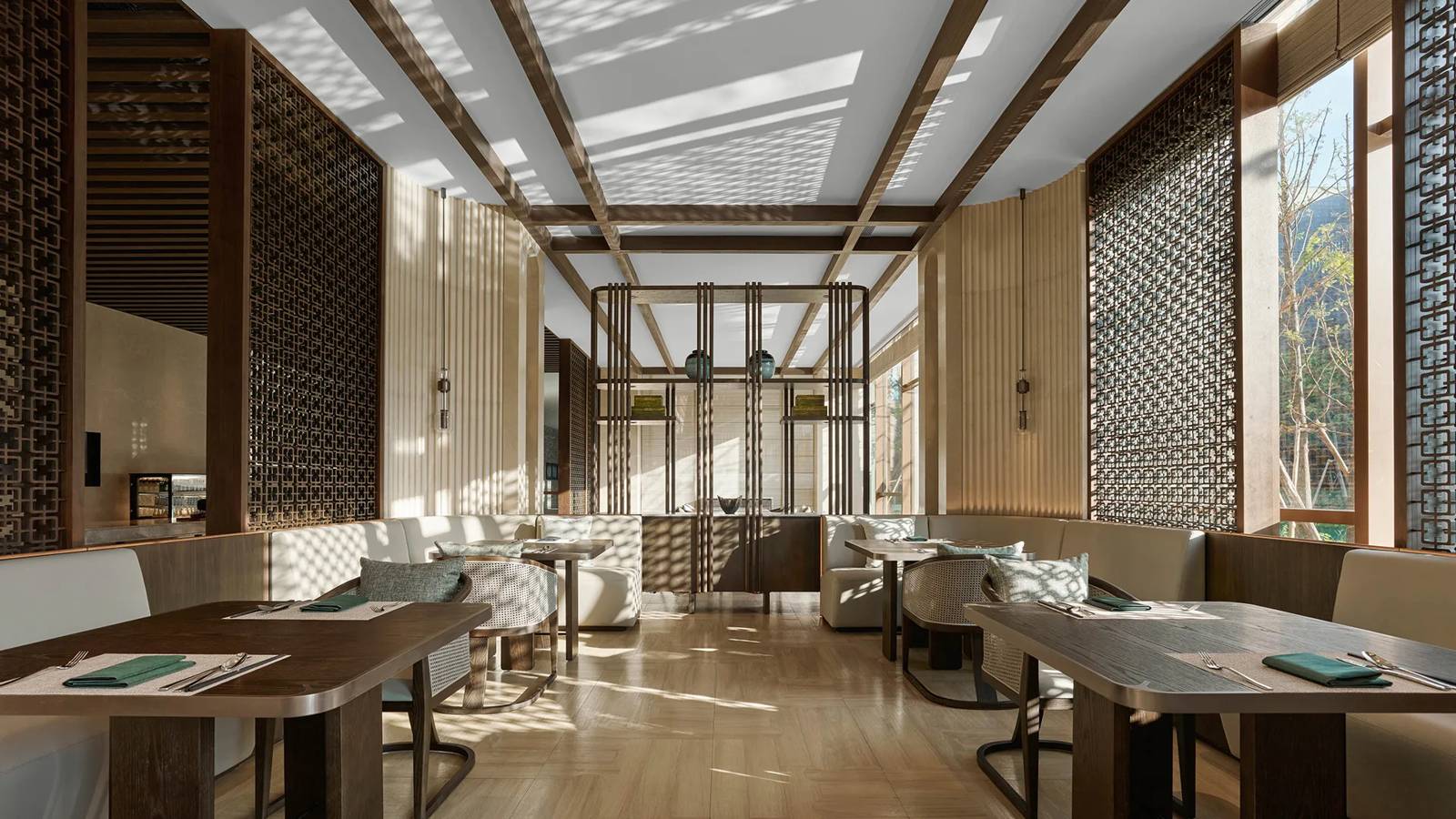東莞松山湖悅榕庄 Rice Bowl 餐廳的用餐區