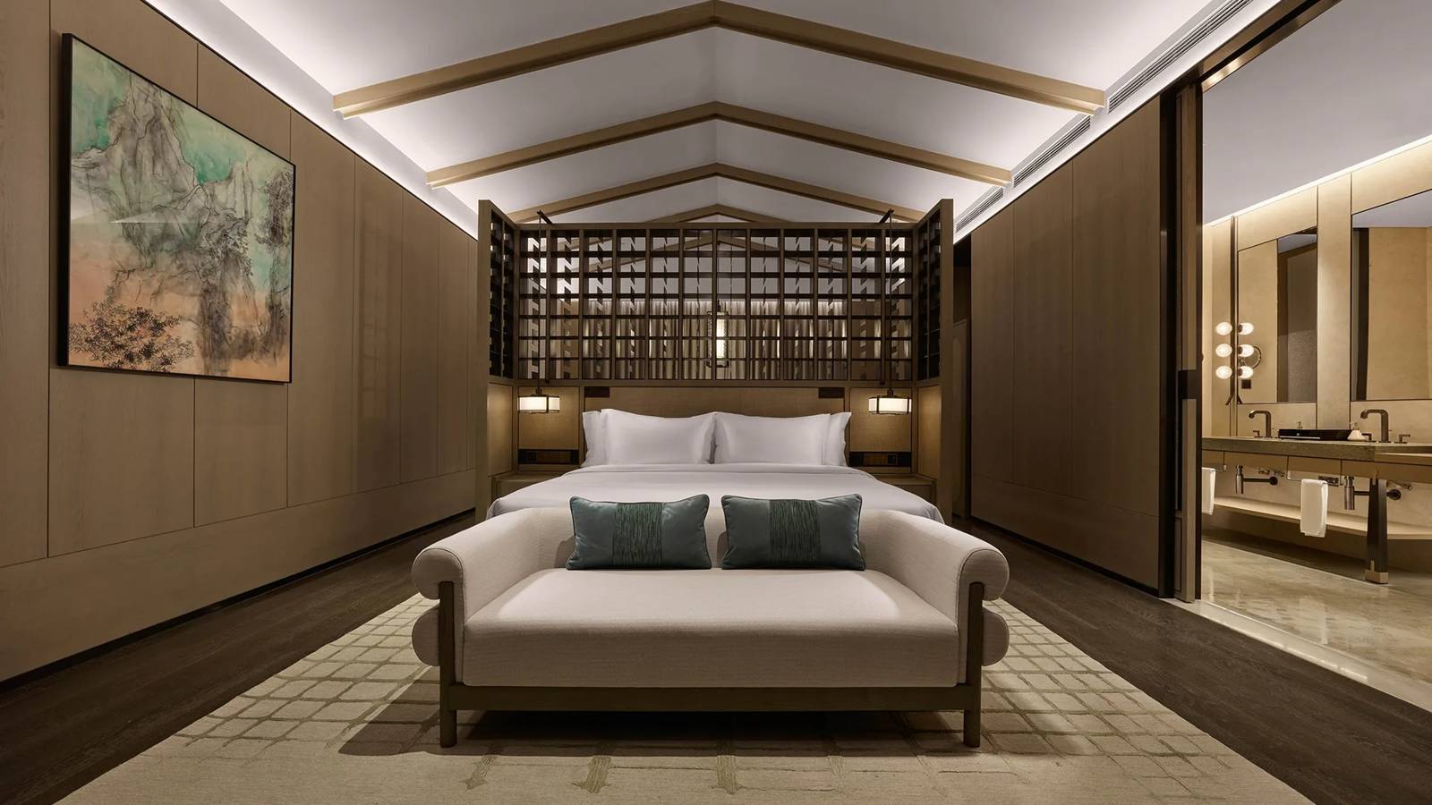 東莞松山湖悅榕庄 Courtyard Onsen Pool Villa 臥室