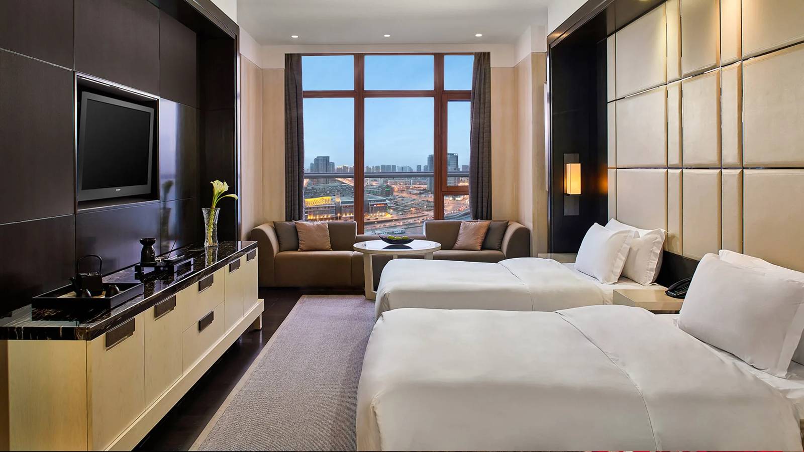 天津海河悅榕庄 Deluxe Riverside Retreat 雙床房
