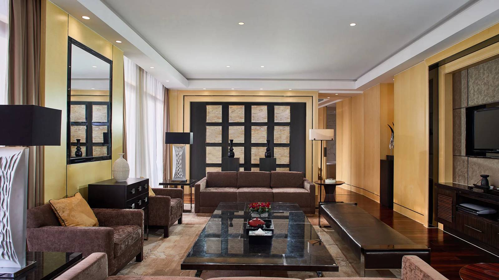 天津海河悅榕庄 Banyan Tree Suite 客廳