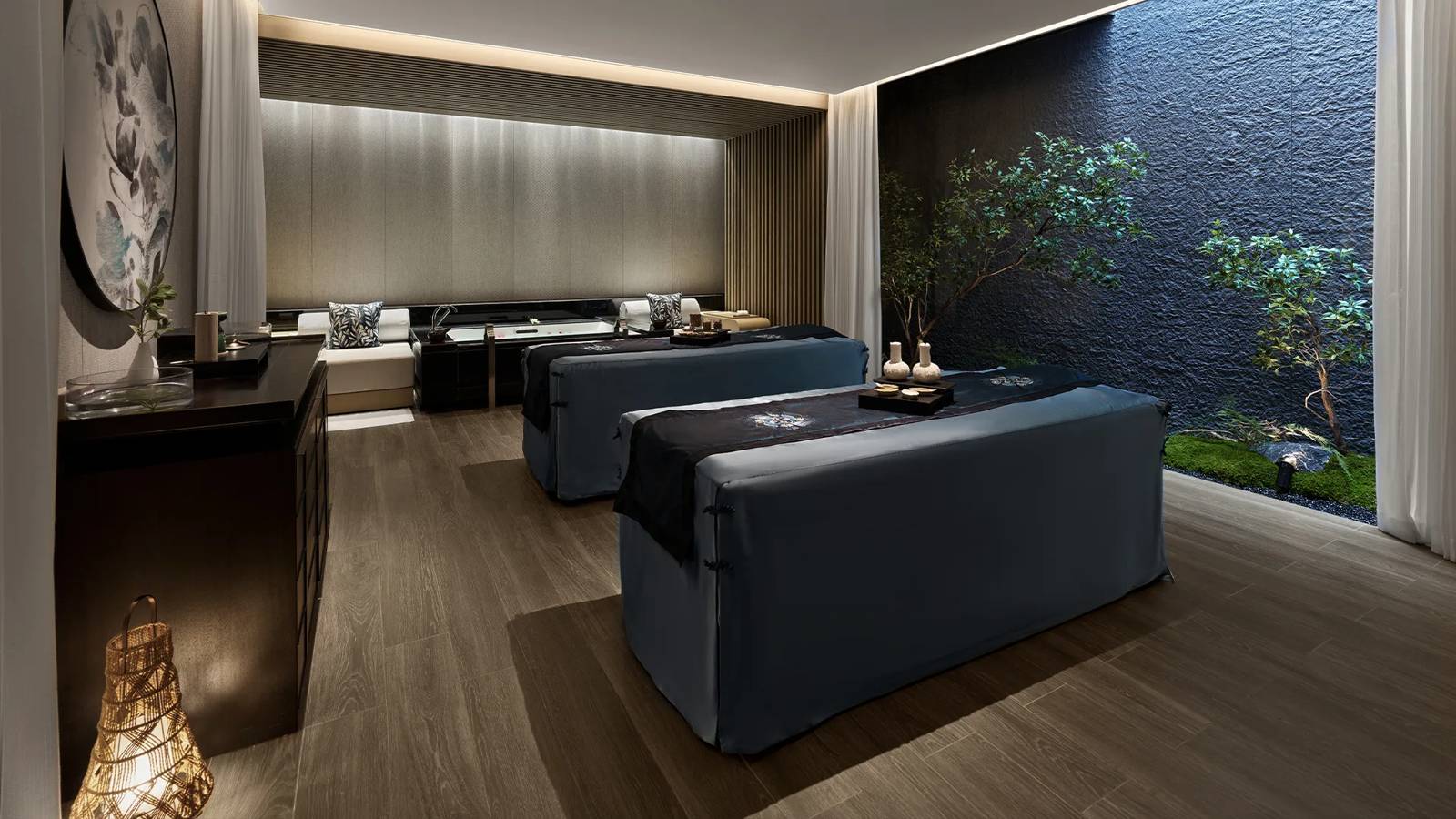 珠海鳳凰灣悅榕庄悅榕 Spa 的雙人療程室