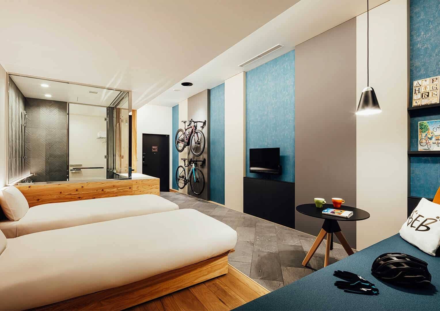 BEB5 土浦 CYCLE Room 房內的自行車