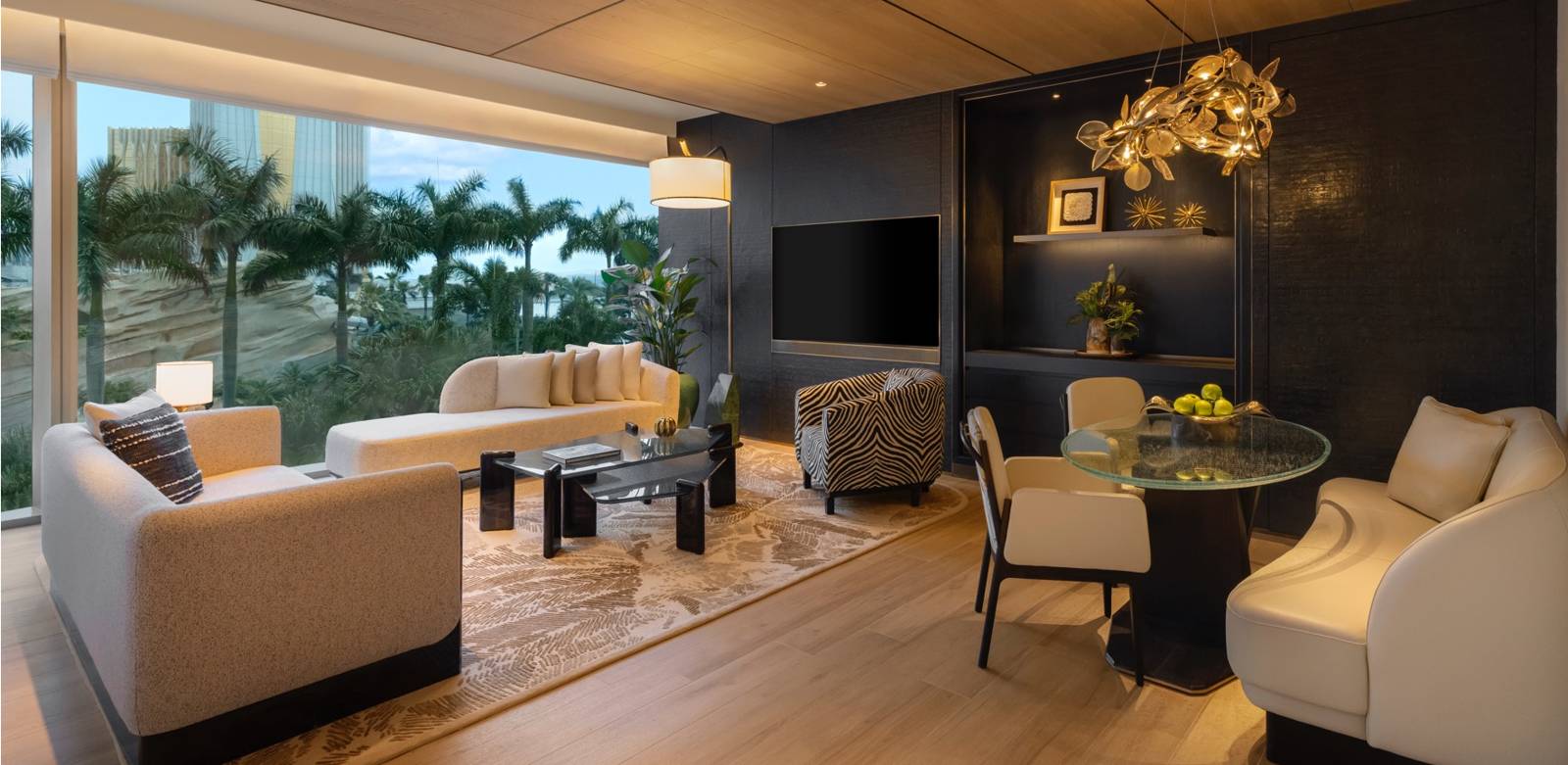澳門銀河嘉佩樂酒店 One Bedroom Suite 的起居室