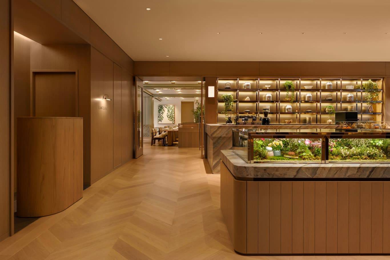 京都嘉佩樂酒店 Pâtisserie 的甜點櫃